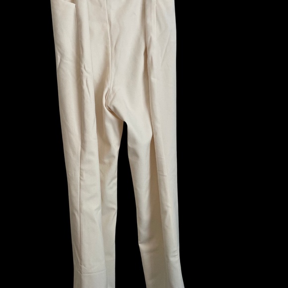 Cream Mid Rise Dress Pants size16 - Picture 4 of 4
